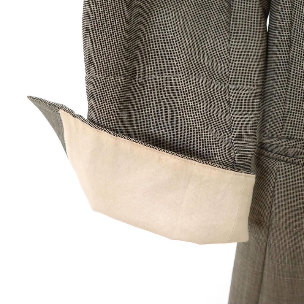 HELMUT LANG wool blend tailored jacket 4 gray Women Used