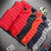 Cotton Waistcoat Autumn and Winter Slim-fit Hooded Large Size Down Cotton Waistcoat Men and Women Down Cotton Waistcoat Jacket