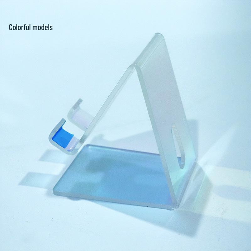 Akrylowy Stojak na Telefon - Kreatywny Wystrój Akademika Przezroczysty Wyświetlacz