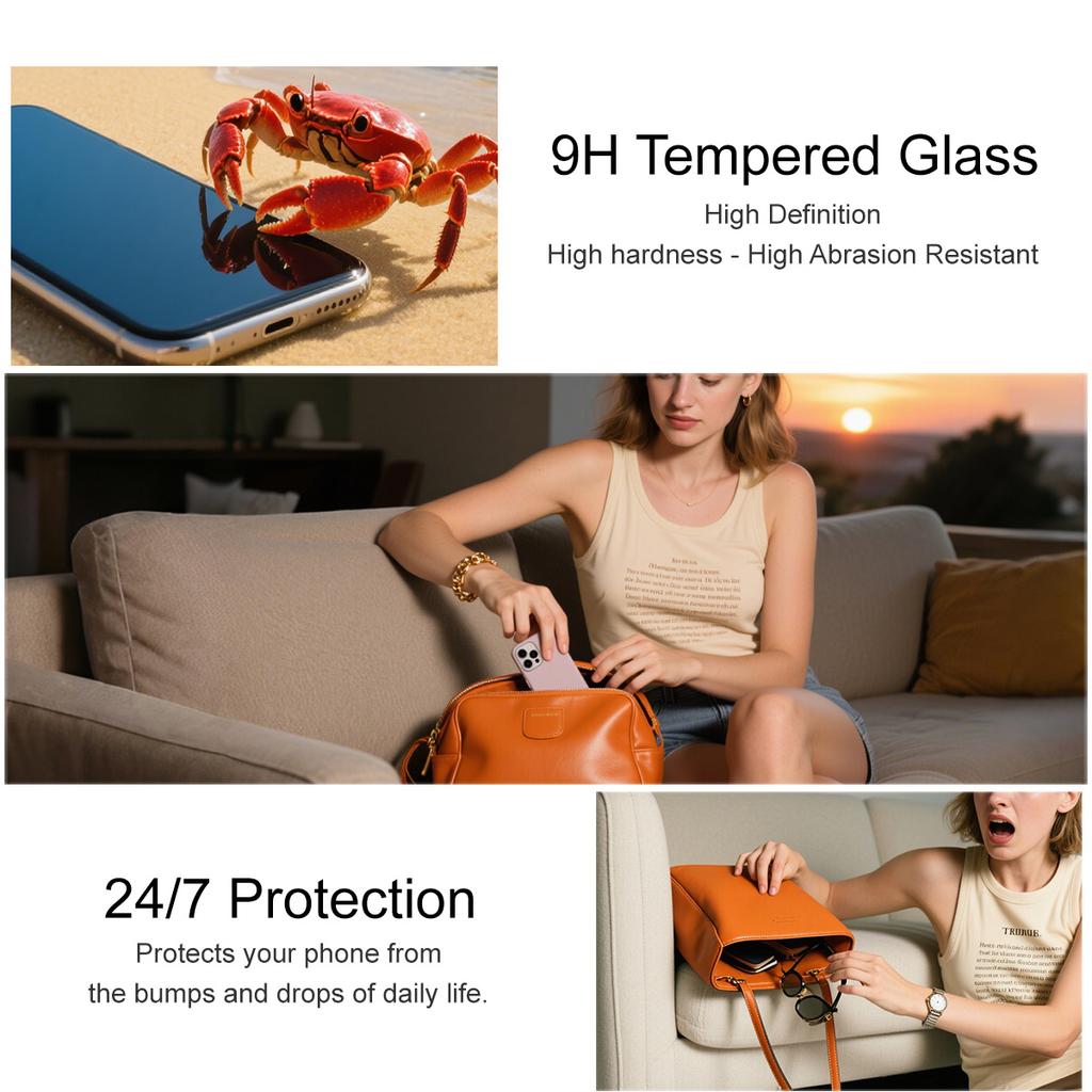 IMAK H Series For Oppo Reno14 F 5G Screen Protector Tempered Glass HD Clear Film (Fingerprint Unlock)