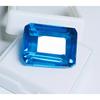 AAA Natural London Blue Topaz 22.75 Ct Emerald Cut Certified Loose Gemstone
