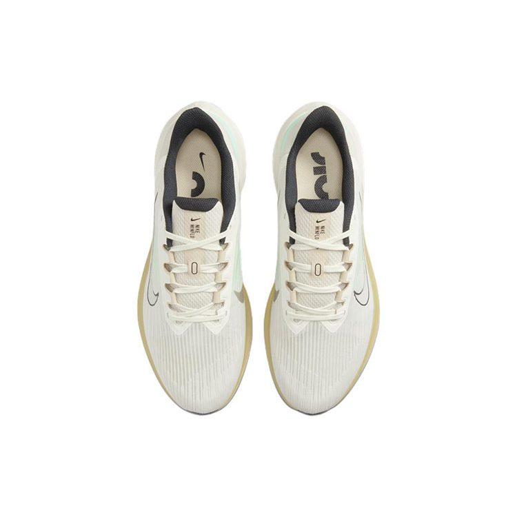 Nike Winflo 9 Breathable Support Rebound Low top Casual Training Sprint Running Shoes Men's White Green DV9121-011
