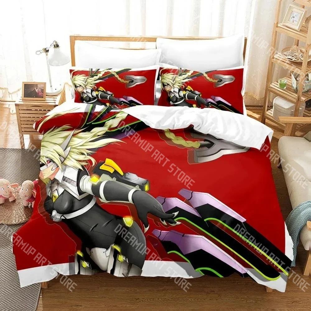 Fashion BlazBlue Alter Memory Bedding Set Single Twin Full Queen King Size Bed Set Kids Bedroom Duvetcover Sets Bed Sheet Set