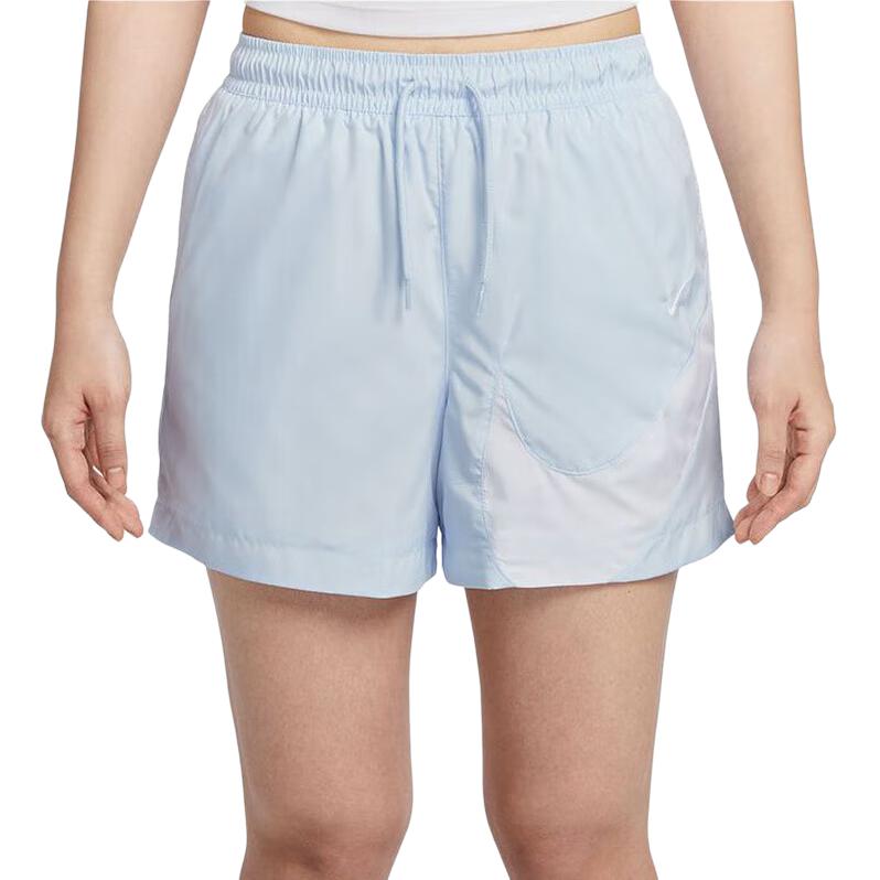 

Nike Fashion Woven Breathable Ice Silk Casual Shorts Women Shorts Blue HM8980-423 M