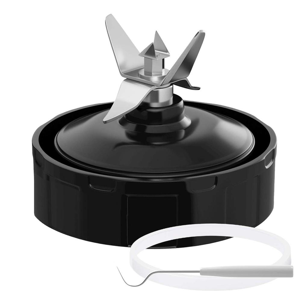 7-Fins Male Blender Blade with Rubber Gasket Replace Part Compatible for NurtiNinja AutoiQ BL480 BL482 BL642 BL682 NN102