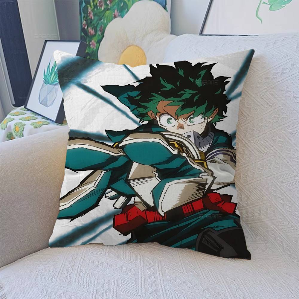 My Hero A-Academia Deku Cushion Cover Pillow Cover Decor Pillowcase Printed Cushion Case For Couch