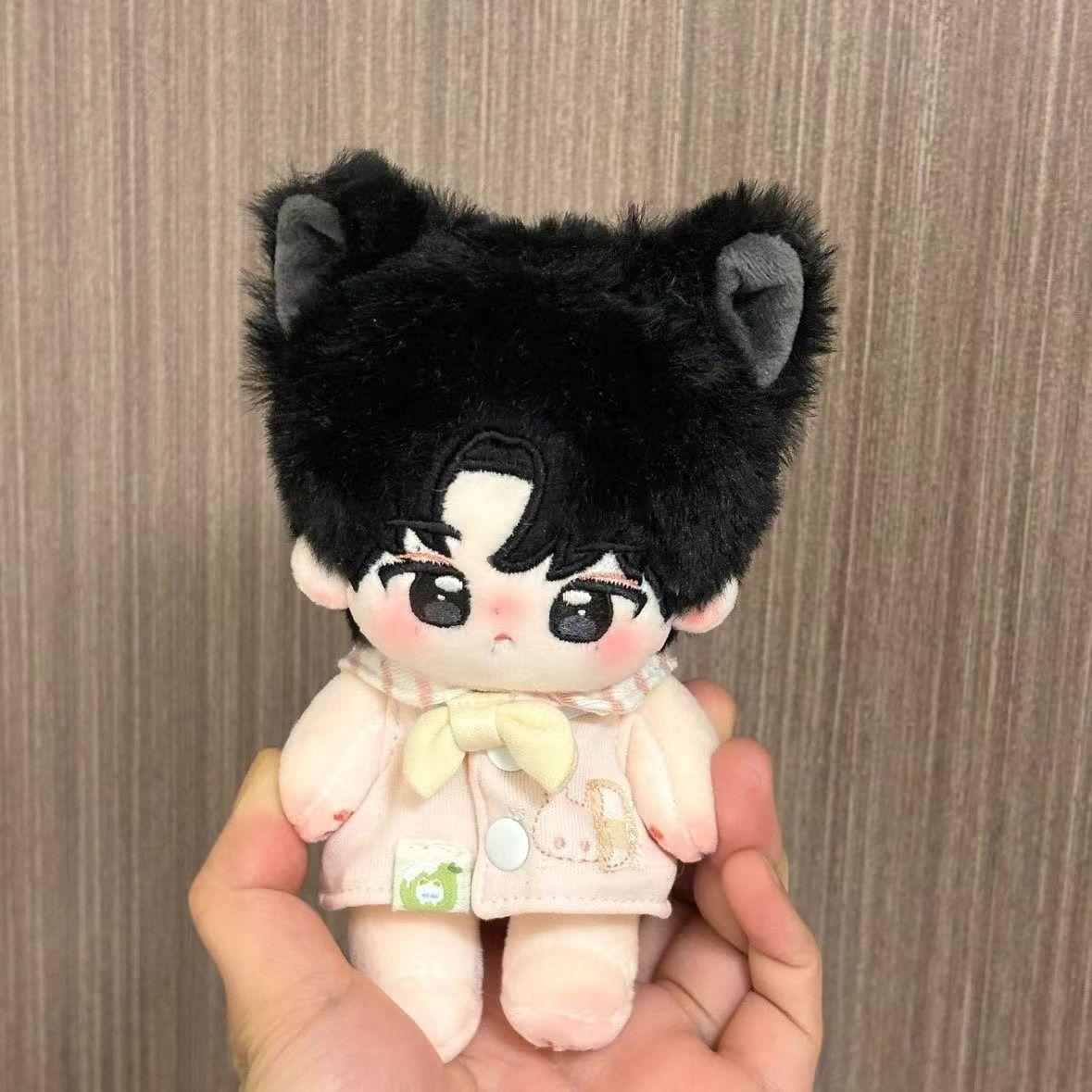 10cm Bl Tv Rache Liebe Zi Yu Tian Xuning Niedliche Ohr Plüschpuppe Cosplay Verkleidung Kleidung Baumwoll Anhänger Ventilatoren Geburtstag Weihnachten Geschenke 10cm With skeleton