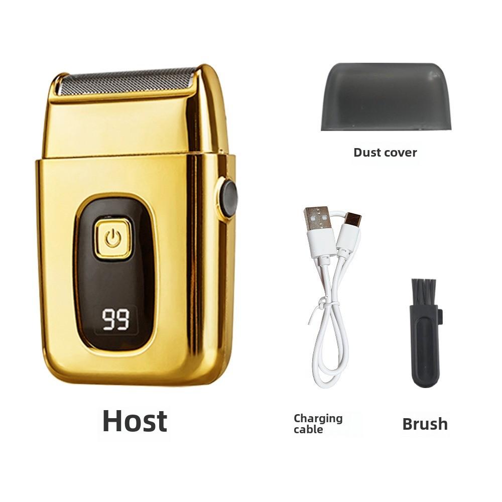 Возвратно-поступательная мужская электрическая бритва Мини Портативная бритва Дорожный зарядный пояс Цифровой дисплей