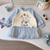 Neues Frühling/Herbst Baby Mädchen Langarm Cartoon Kleid - Stilvoll & Modisch (ACC009)