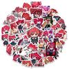 50 Peças Adesivos de Graffiti Kasane Teto Figuras de Anime Decalque de Mangá Diy Mala Telefone Guitarra Scraphbook Adesivo à Prova d'Água Brinquedo Infantil