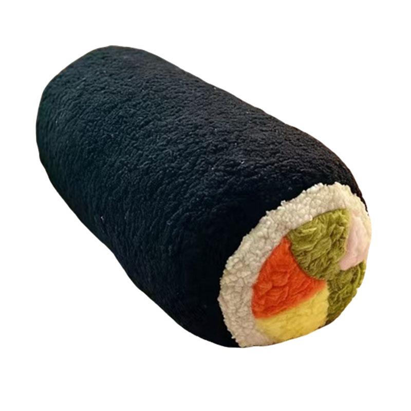 40/50cm Kawaii Sushi Zylindrisches Langes Weiches Plüschtier Schlafkissen Essenskissen Zimmerdeko Kinder Jungen Mädchen Geburtstag Weihnachten Geschenk