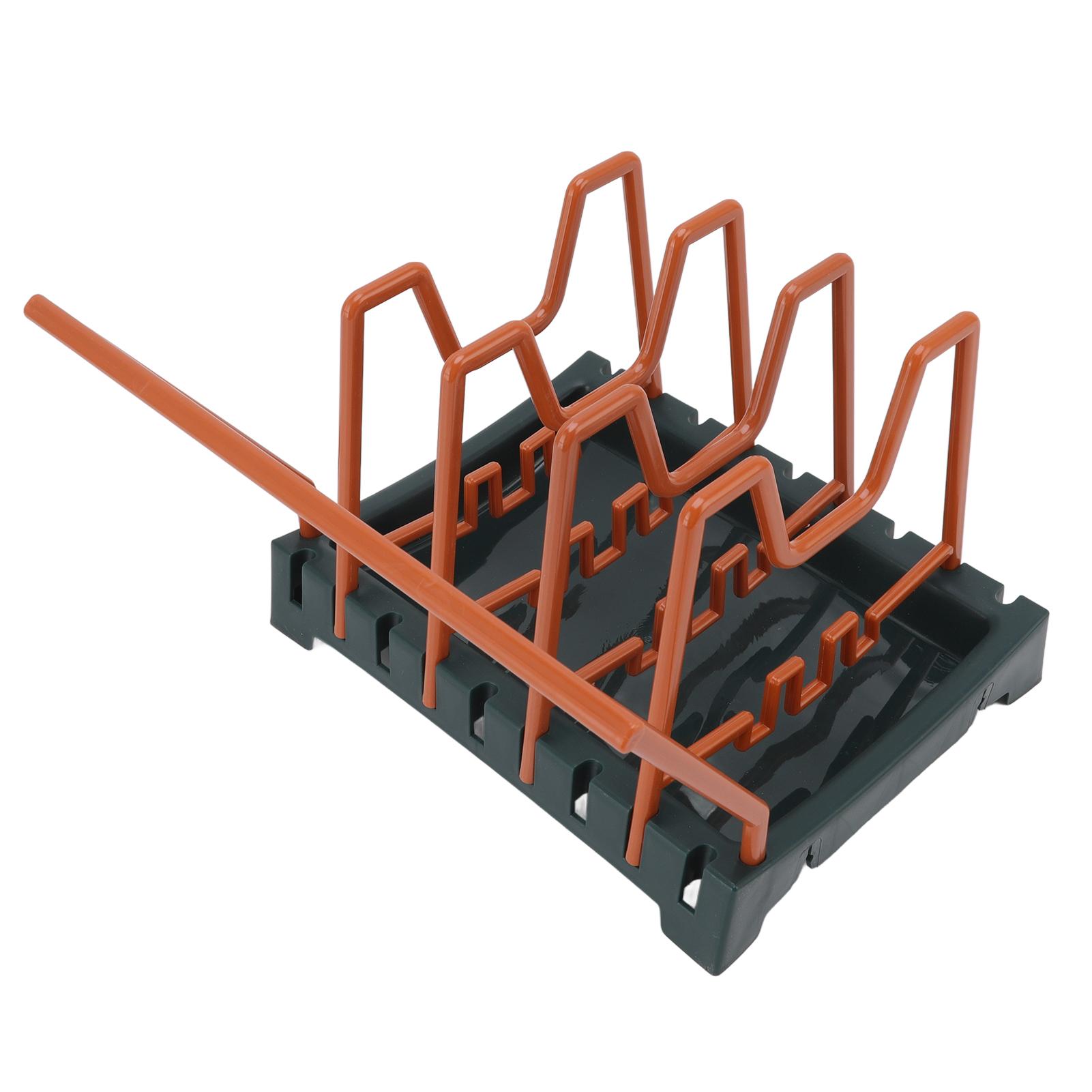 Держатель для крышки кастрюли Прочный ПП Экономия места Устойчивое Нескользящее основание Широкое применение Органайзер для разделочной доски Type 3 890₽