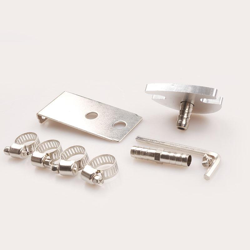 Regulátor tlaku paliva z hliníkové slitiny Univerzální nastavitelný regulátor tlaku paliva FPR s tlakoměrnou hadicí 0-140 psi Nastavitelný