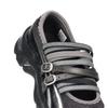 Kiko Kostadinov x Heaven by Marc Jacobs x ASICS Gel Lokros Grigio Grafite Canna di Fucile Sneakers da Donna Nere 1202A489-020