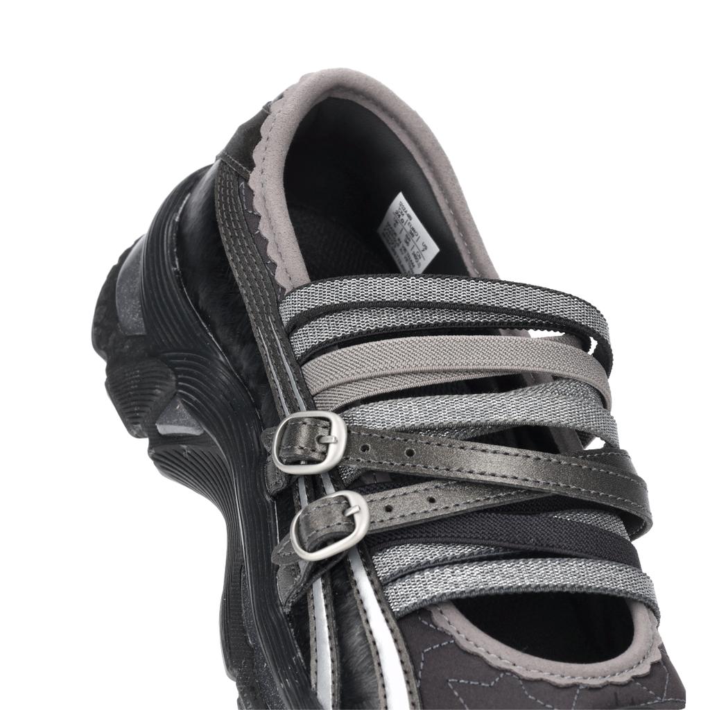 Kiko Kostadinov x Heaven by Marc Jacobs x ASICS Gel Lokros Grigio Grafite Canna di Fucile Sneakers da Donna Nere 1202A489-020