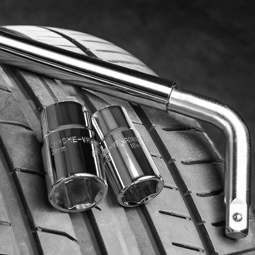 With Sockets Lug Wrench Spanner 21/23mm Car Repair Tools Spanner Lug Wheel Wrench  Car Repair