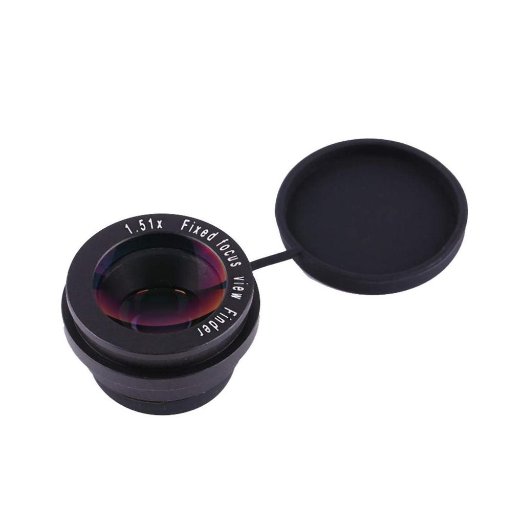 ASHA Viewfinder Fixed Focus Viewfinder Eyepiece with with 6 Magnifying Glass Mounting for DSLR Cameras Eyepiece, 1.5X Cover, Bases,