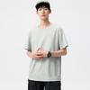 5A antibacterial and moisture absorbing quick drying outdoor sports thin round neck printed casual men's short sleeved T-shirt
