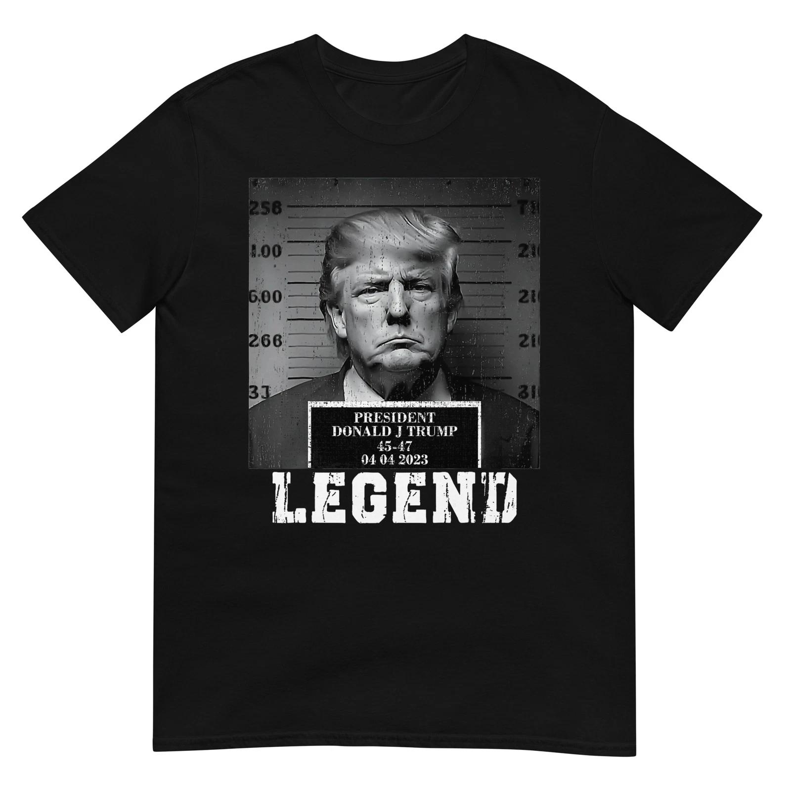 Футболка с изображением Трампа 2024, фоторобот, Президент, Легенда XL