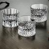 2 Stück Sets Whiskeyglas Elegant Dickbodiges Weinglas Kreatives Cocktailglas Wasserbecher Party Kaltgetränkebecher Barzubehör