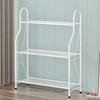Suolunuo 3-Tier Modern Minimalist Iron Flower Stand for Balcony or Home