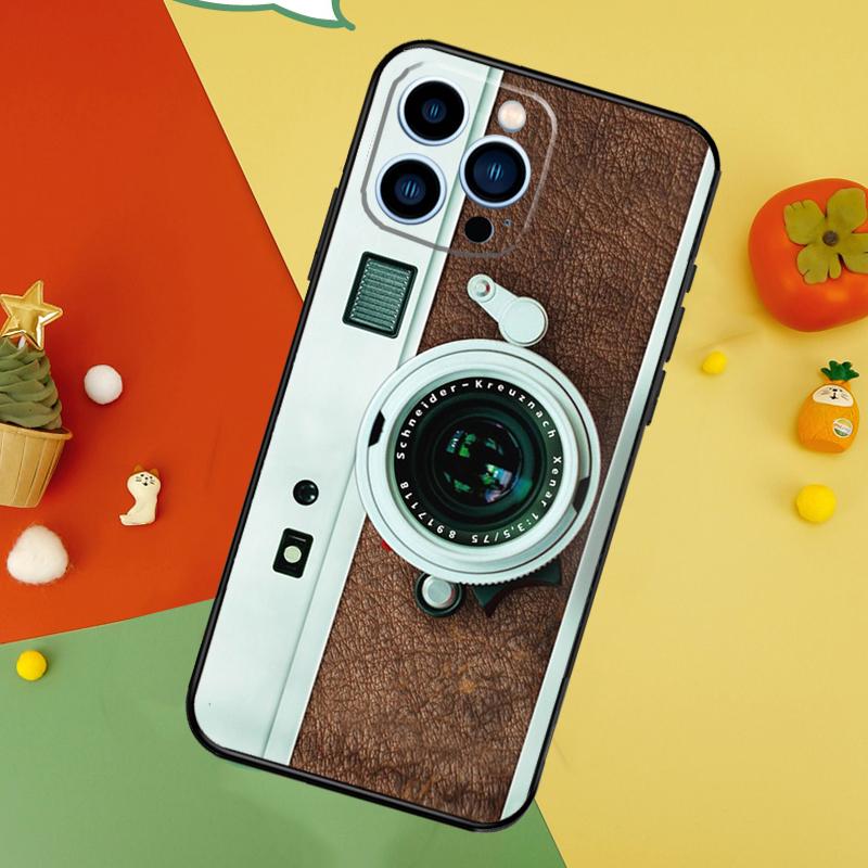Retro Camera Vintage Case For iPhone 14 13 12 11 15 16 Pro Max Mini X XR XS Max 8 7 14 15 16 Plus Cover Funda