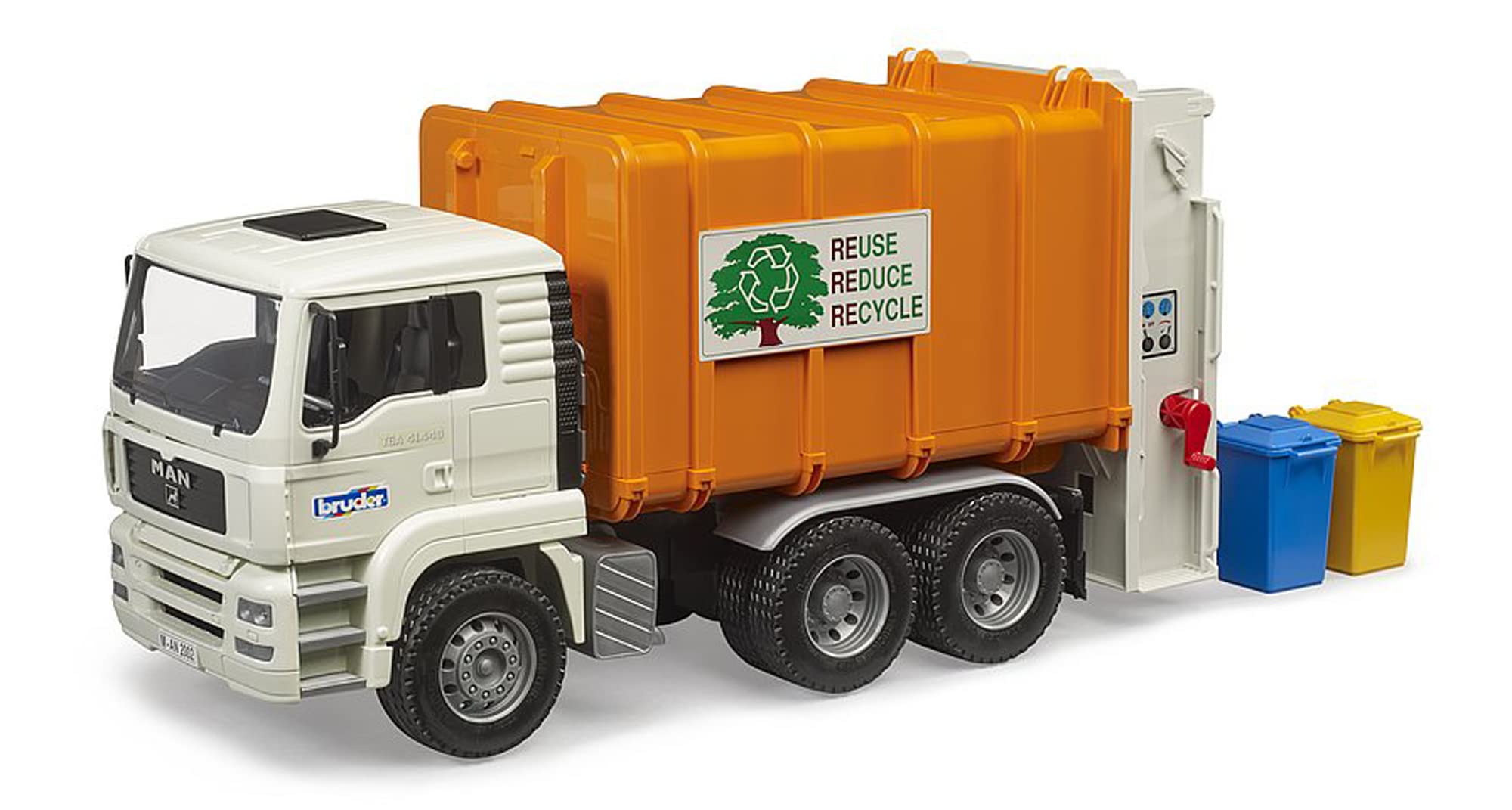

bruder MAN garbage truck ORANGE×WHITE BR02772