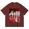 230 g/m² 100% Baumwolle Haikyu V8 Nekoma High Druck Unisex Schweres Baumwoll-T-Shirt