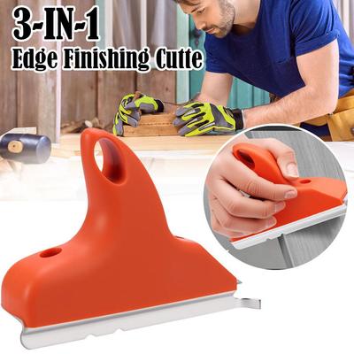 3-in-1 Handheld Edge Banding Trimmer Manual Carpentry Fillet Scraper Chamfer Edge Cutter Woodworking Tool For Board Processing