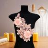 Handmade Cloth Patch Lace Fabric Cloth Applique Flower Embroidery Applique  Sewing