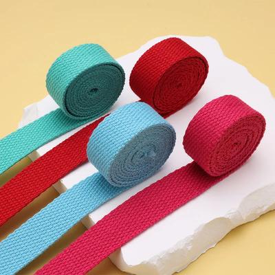 20-50 mm Silná Bavlněná Páska 2 mm Silná Plátěná Páska Stuha pro Šití Oblečení Pásku DIY Tašky Popruh Páska Příslušenství 10 Metrů