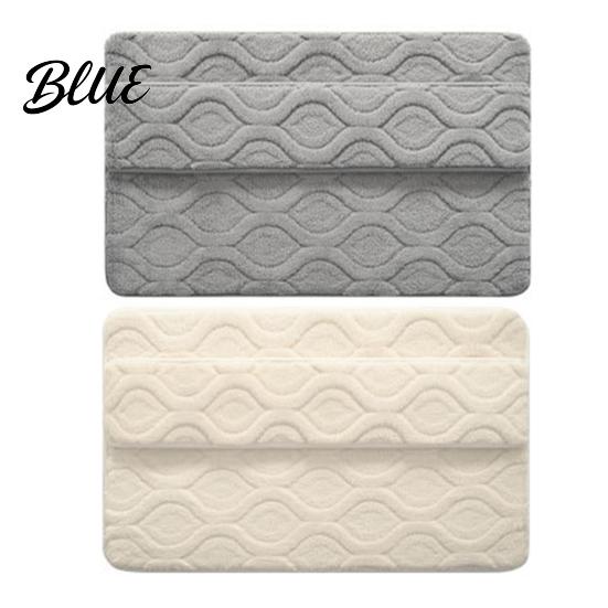 Water-repellent Floor Rug Resistant Thick Doormat Foot Mat Fluffy Absorbent Bathroom Drying Slip Bath Backing
