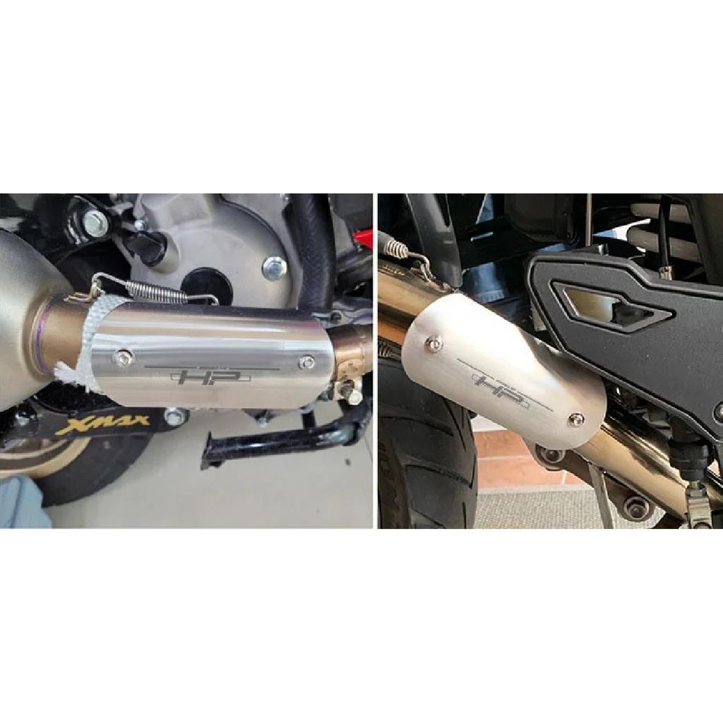 Universal Motorcycle Sc Exhaust Heat Shield Cover Muffler Link Pipe Protector Guard Anti-scalding Cover For Z900 Z400 R3 R25
