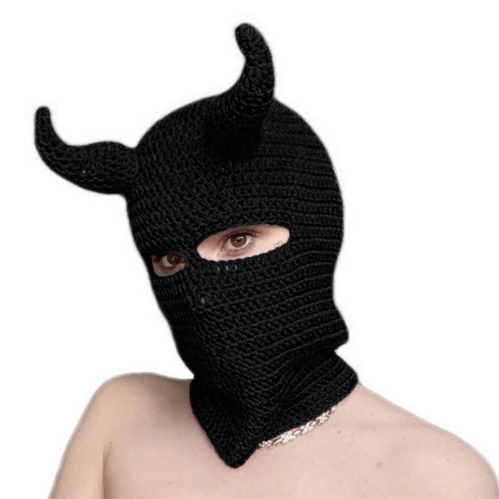 Winter Face Mask Ski Mask Warm Knitted Balaclava for Men Womens Windproof Face Cover for Outdoor Party