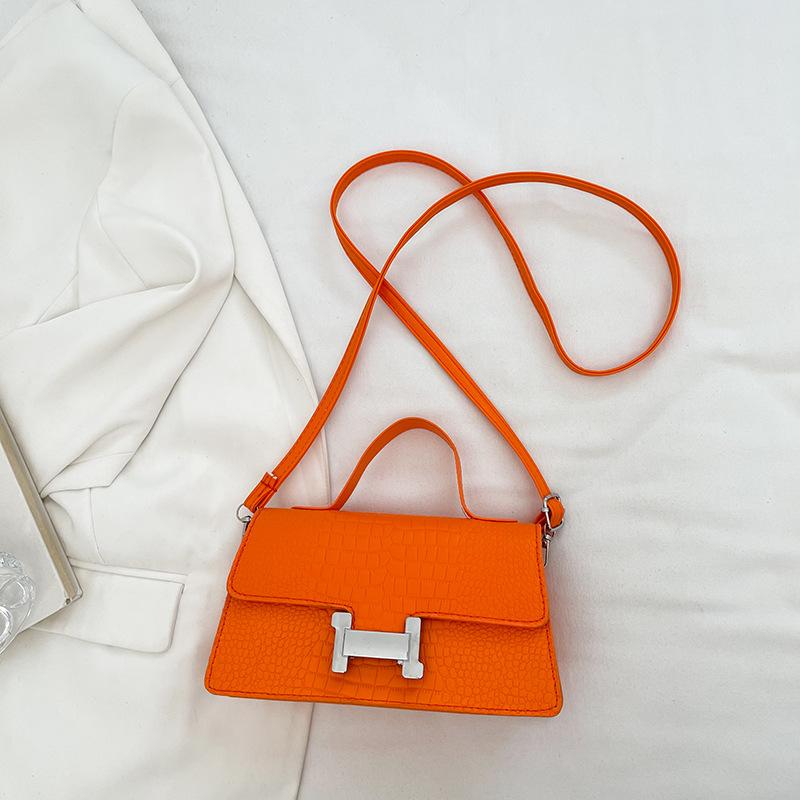 2025 New Fashion Stone Pattern Small Square Bag Niche Handbag High Value Single Shoulder Messenger Bag Women