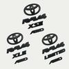4 BUCĂȚI Negru Mat ABS SUPRAPUN logo Emblema pentru 2019 - 2024 TOYOTA RAV4 XLE XLE LIMITED KIT EMBLEME Autocolant semn portbagaj accesoriu auto