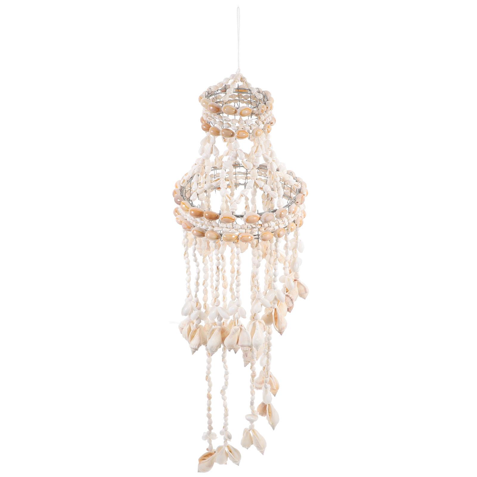 

Креативный прочный колокольчик ветра из ракушек, колокольчик ветра для спальни, сада, подвесной домашний декор, настенный колокольчик ветра, колокольчики из морских ракушек 60.00X15.00X15.00CM