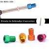 20pcs Bicycle Valve Pump Converter Adapter Presta To Schrader Convert Nozzle Inflation Adaptor F/V To A/V Bike Valve Adapter