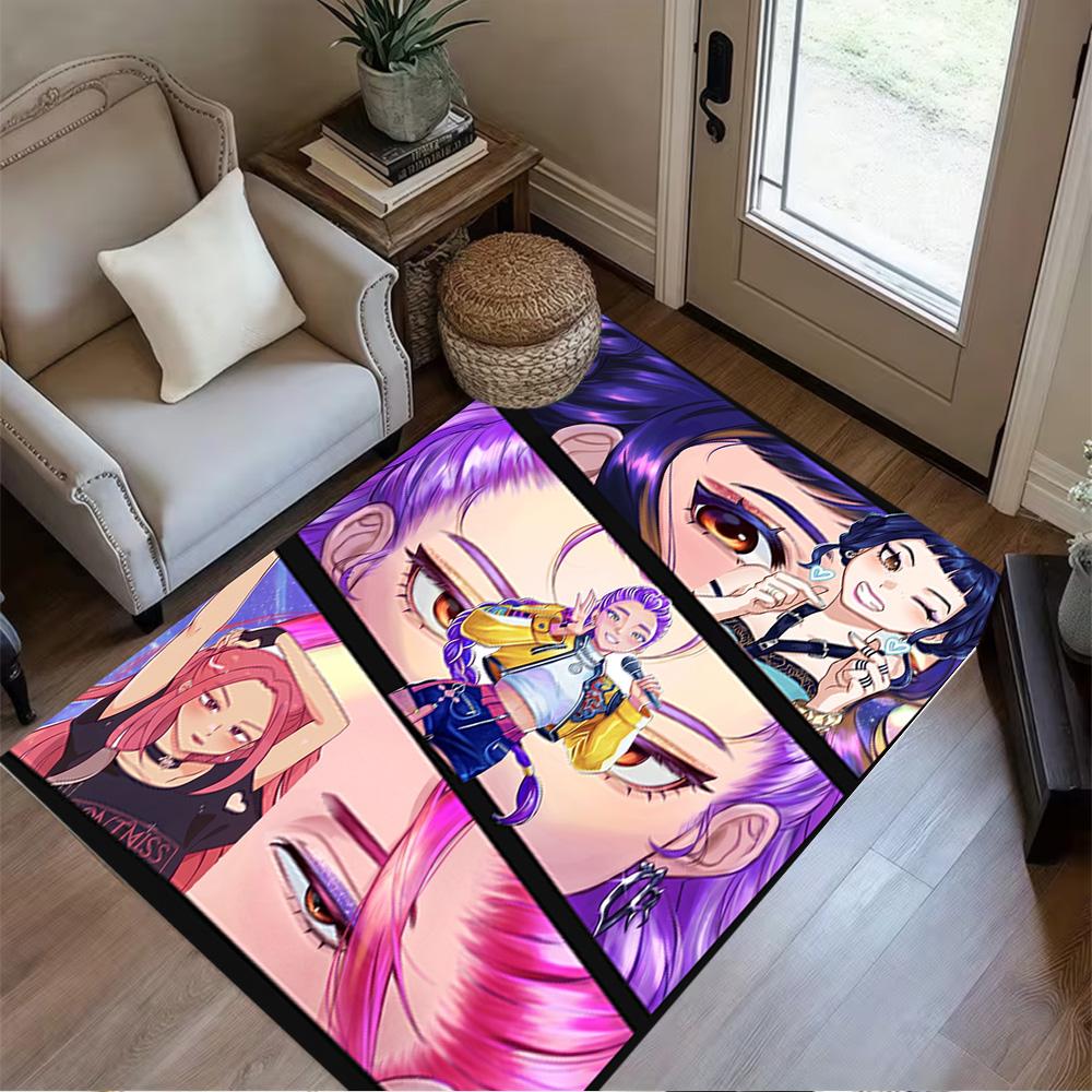 Galactic Trio Harmony Area Rug Suitable for Kitchen Study Room Dining Room Hallway Antislip Carpet Anime Office Decor Birthday/Christmas Gift