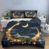 Dreamy Cat Moonlit Trio Exquisite Three-Piece Bedding Set Gift For Kids And Adults