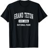 Grand Teton Vintage Nationalpark Sportdesign T-Shirt