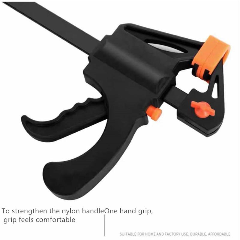 4-Inch Heavy-Duty Woodworking Mini F-Clamp – Quick Ratchet Bar Clamp, DIY Carpentry Hand Tool