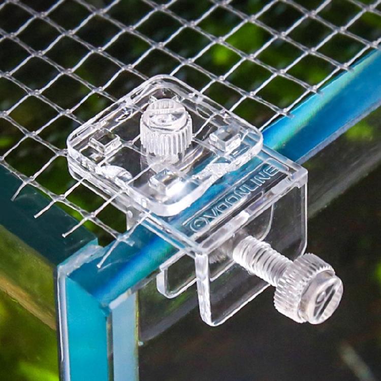 2 sztuki Klipsy mocujące siatkę przeciw wyskakiwaniu do akwarium