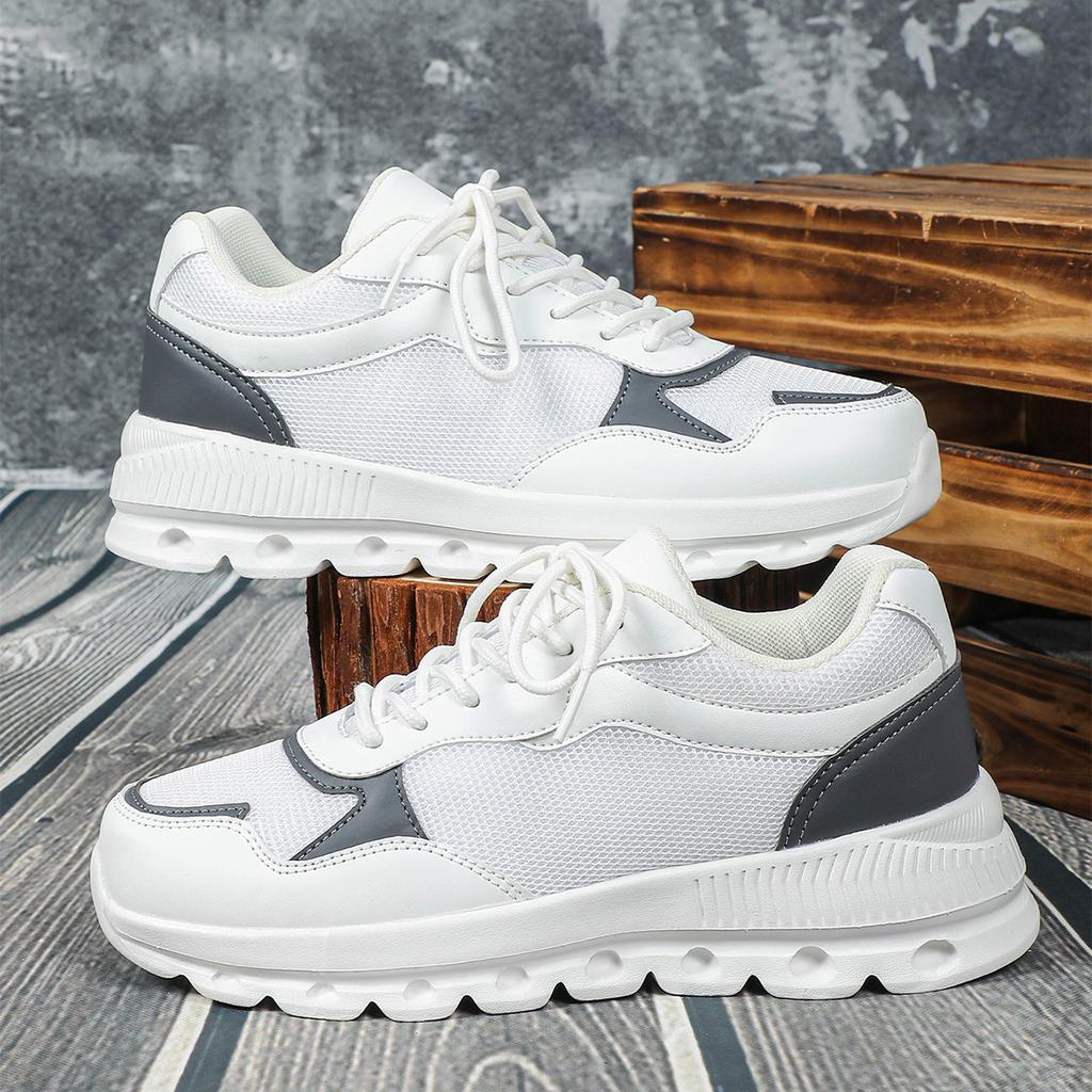 Unisex Mesh Running Shoes Lightweight Breathable Sports Sneakers Elastic Soft Sole Footwear for Walking Gym Fitness
