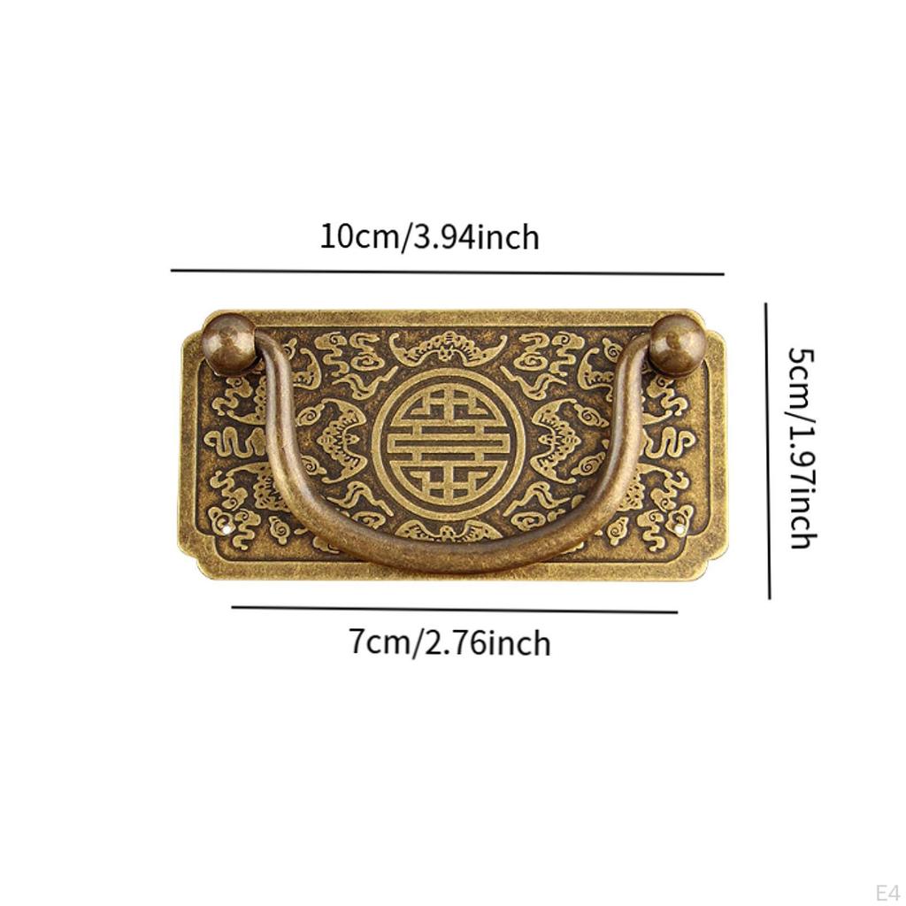 Brass Cabinet Pull Handle for Furniture, Drawer and Wardrobe Accessory Home