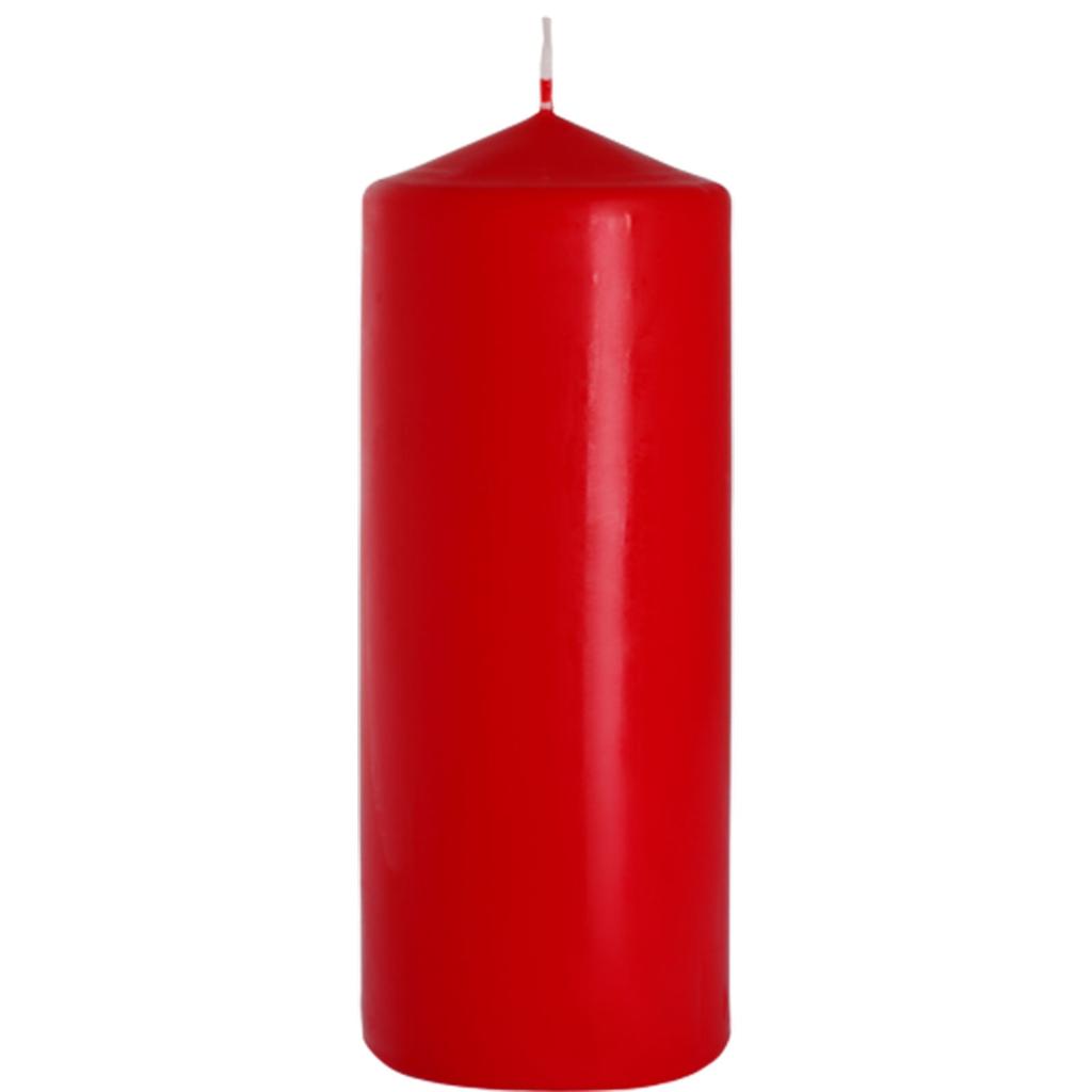 Pillar Candle Red 80x200mm 90-Hour Burn