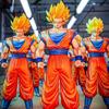 JT Statue Dragon Ball Z SSj1 Ssj2 Goku Figure Son Goku Super Saiyan Action Figures 30cm/11.81inch Collection Model Toys Gifts