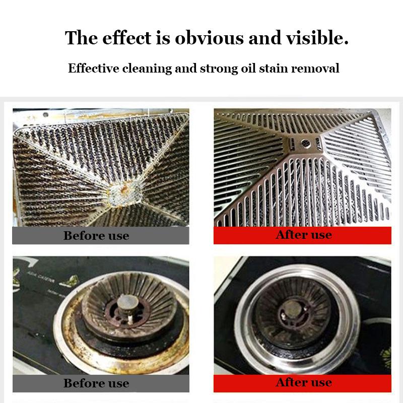 Powerful Oil Stain Remover Multi-functional Kitchen Heavy Oil Stain Cleaner You Use It On Everything it Really Works Everywhere