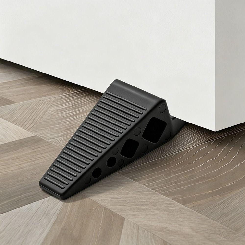 New Silicone Material Door Stopper Anti-Collision Hidden Design Floor Holder Reusable Non-Slip Wedge Doorstop Bedroom