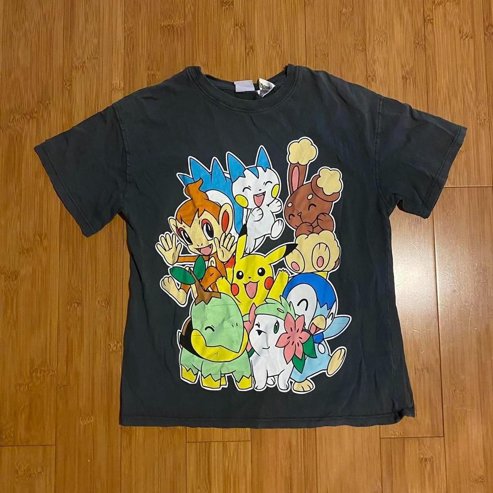Pokémon Unisex Black T-shirt Size S-4XL Unisex T-Shirt M